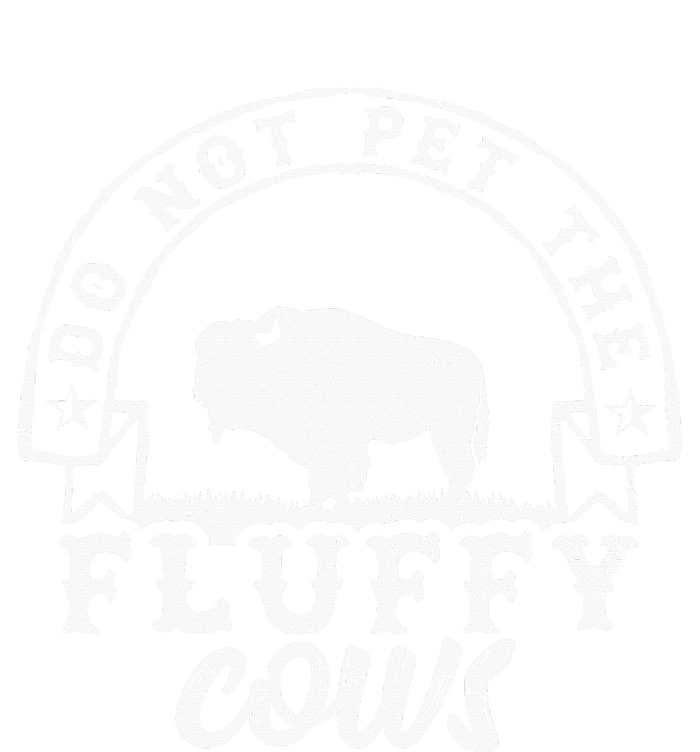 Do Not Pet The Fluffy Cows Vintage Bison Buffalo High Crown Mesh Back Trucker Hat