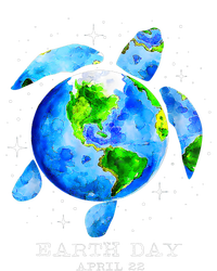 Earth Day 2024 Restore Earth Sea Turtle Art Save The Planet T-Shirt