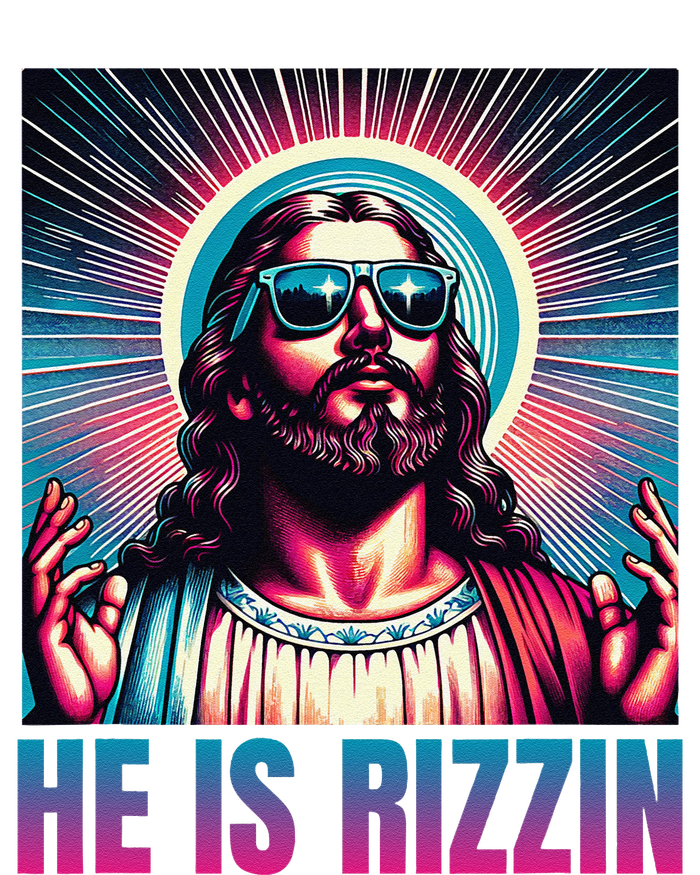 He Is Rizzin Jesus Is Rizzen Christan T-Shirt