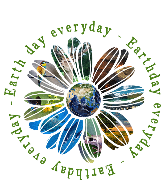 Funny Earth Day Everyday Sunflower Earth Animal Lovers T-Shirt