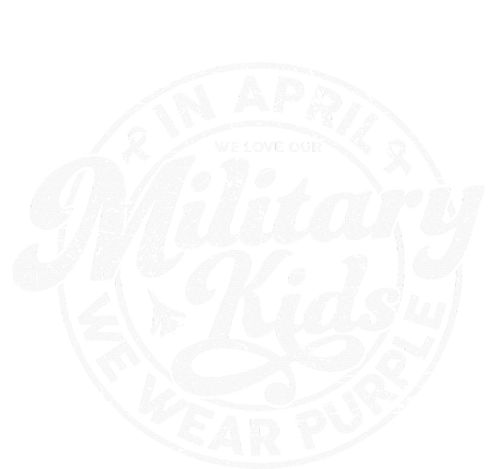 In April We Wear Purple Military Child Month Military Cooling Performance Crew T-Shirt