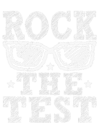 Rock The Test Testing Day Retro Motivational Teacher Button