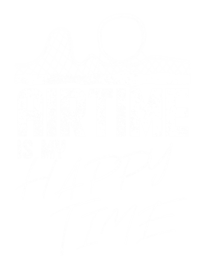 Airtime Is My Happy Time I Funny Rollercoaster Enthusiast Design Mousepad