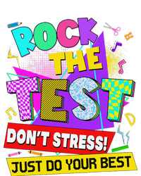 Rock The Test Dont Stress Testing Day Teachers Students Women's T-Shirt