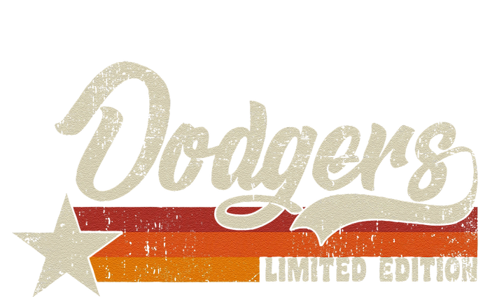 Vintage Dodgers Name Throwback Retro Gift Adult ChromaSoft Performance T-Shirt