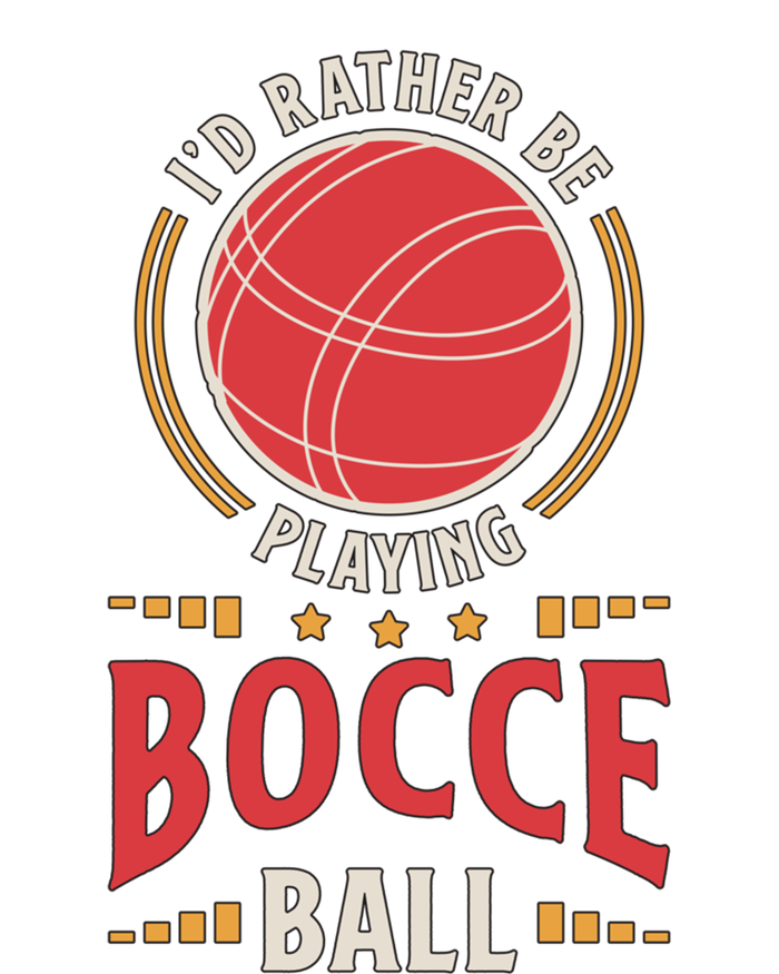 ID Rather Be Playing Bocce Ball Lawn Bowling Bocce Ball Meaningful Gift Tie-Dye Long Sleeve Shirt