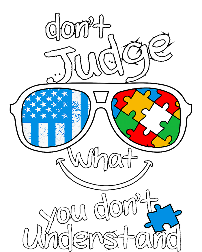 DonT Judge What You DonT Understand Autism Awareness Month Tank Top