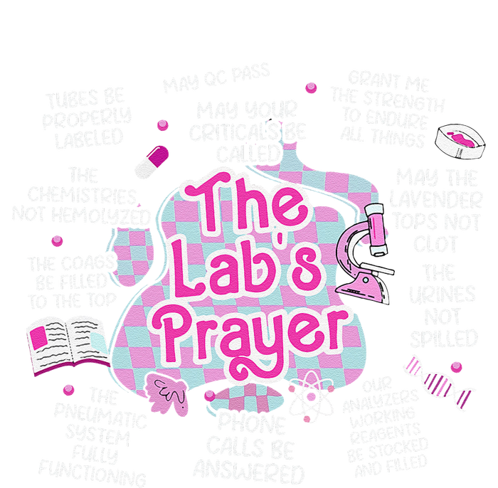 Women The Lab TechS Prayer Retro Lab Tech Phlebotomy Week Button