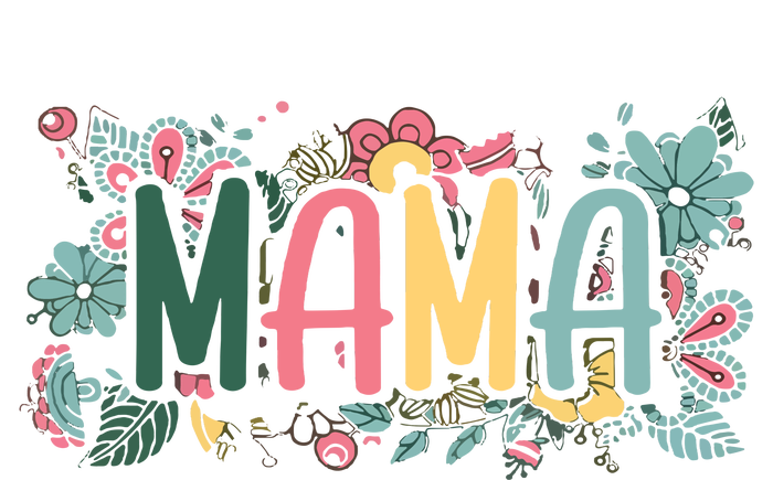 Floral Mama Kids Long Sleeve Shirt