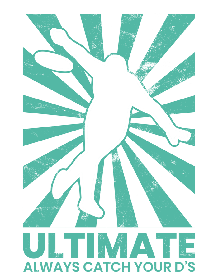 Ultimate Frisbee Gift Catch The Flying Disc Silhouette T-Shirt