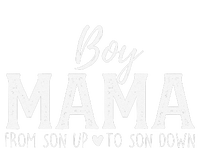 Boy Mama From Son Upto Son Down Funny MotherS Day Fun Mom The Baniff Cuffed Pom Beanie