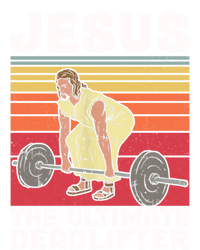 Vintage Jesus The Ultimate Deadlifter Funny Gym Bodybuliding Funny Gift Toddler Sweatshirt