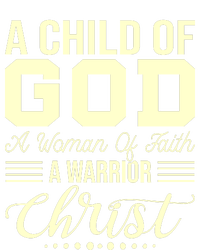 Child Of God Woman Of Faith Warrior Of Christ Pom Pom 12in Knit Beanie