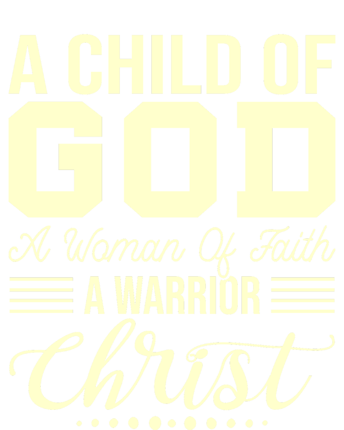 Child Of God Woman Of Faith Warrior Of Christ Pom Pom 12in Knit Beanie