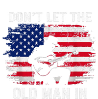 DonT Let The Old Man In Vintage Women's Racerback Cropped Tank