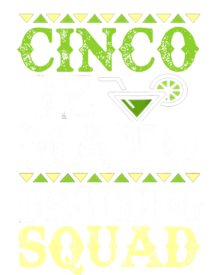 Cinco De Mayo Drinking Squad High Crown Mesh Back Trucker Hat