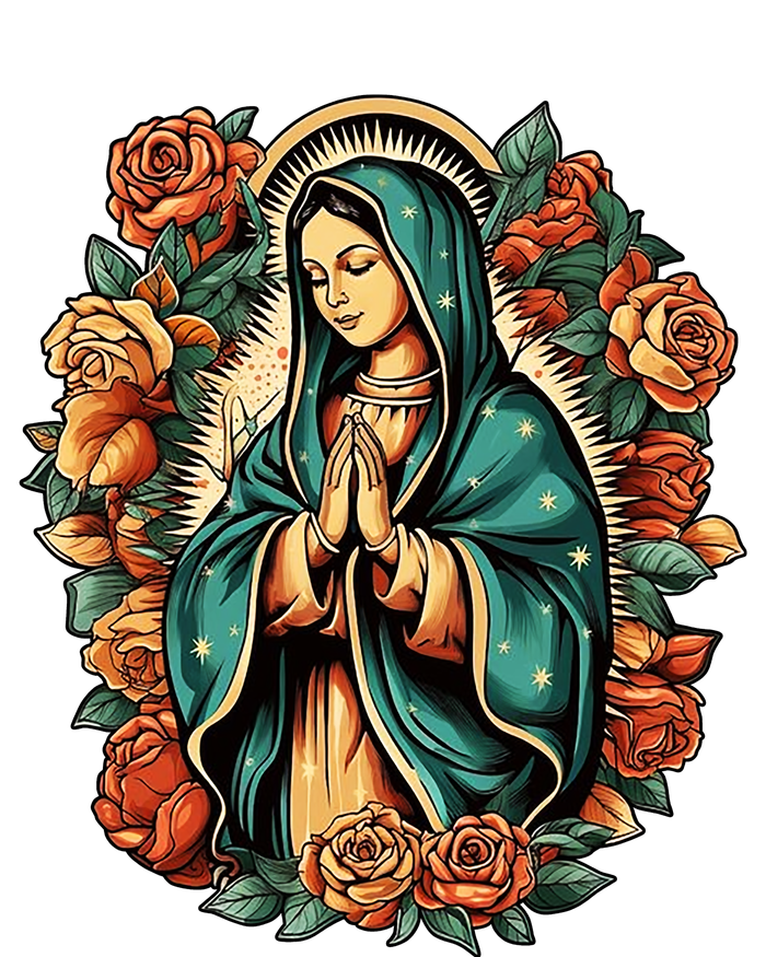 The Blessed Virgin Mary Is The Mother Of Jesus Christ Women's Crop Top Tee