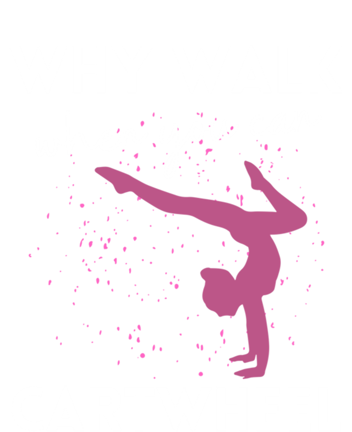 Why Walk When You Can Cartwheel Funny Gymnast 78 Great Gift Stripe Pom Pom Beanie