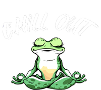 Frog Chill Out Funny Meditation Yoga PosiCharge Competitor Tank