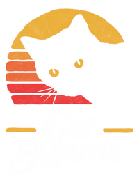 Cat Mama Vintage Eighties Style Cat Retro Distressed Gift Tall Hoodie