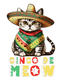 Cinco De Mayo Funny Mexican Cat Sombrero Poncho Women's T-Shirt