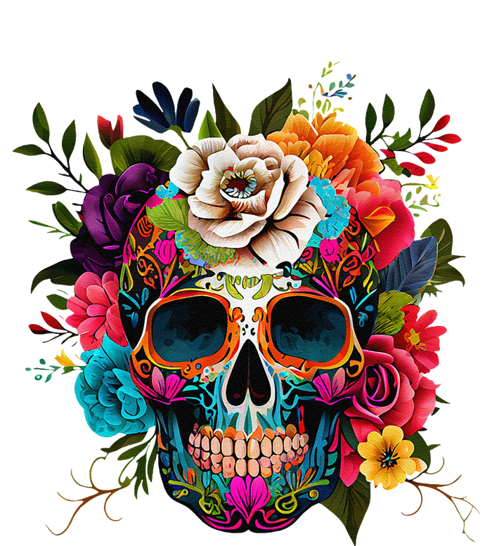 Cinco De Mayo Sugar Skull Day Of The Dead Mexican Fiesta T-Shirt