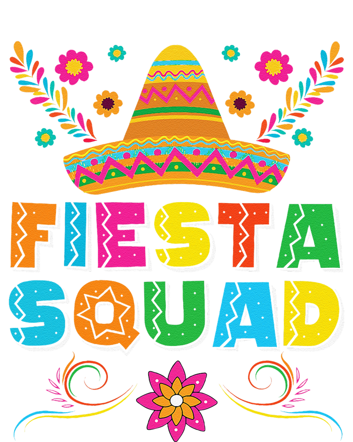 Fiesta Squad Cinco De Mayo Family Matching Mexican Sombrero T-Shirt