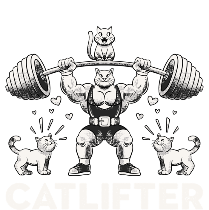 Deadlifter Fitness Workout Bodybuilder Deadlifting Cat Gift T-Shirt