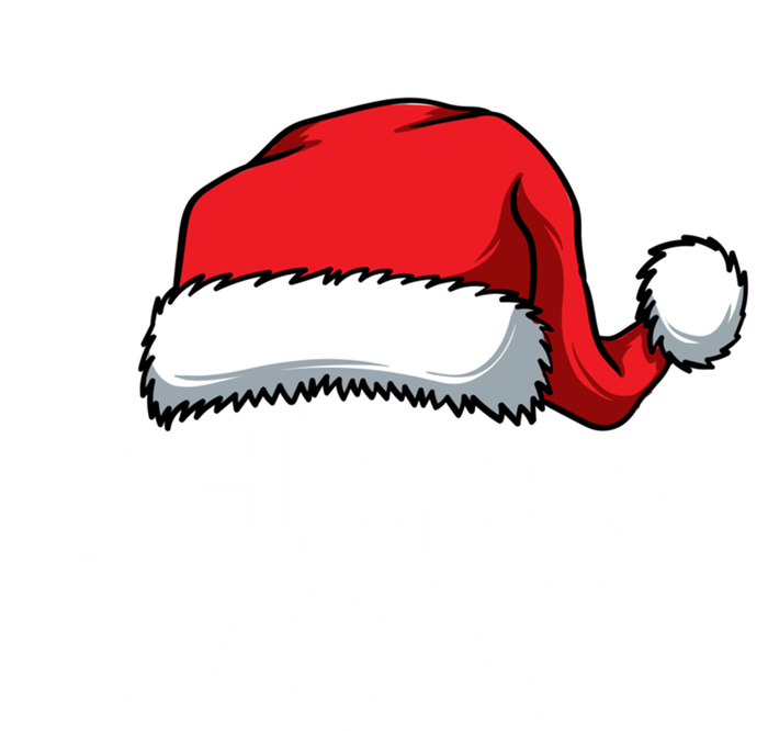 Cheer Mom Santa Christmas Funny Cheerleading Matching Family Funny Gift T-Shirt