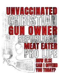 Unvaccinated Christian Gun Owner Republican Meat Eater Kids Long Sleeve Shirt