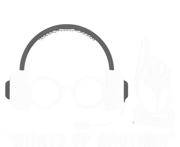 Funny Sketch Streamer Whats Up Brother Full Zip Hoodie