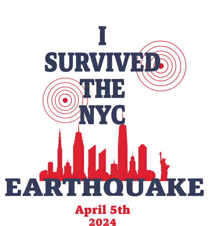 I Survived The Nyc Earthquake April 5 2024 Toddler Zip Fleece Hoodie