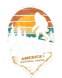 Leave No Trace America National Parks Funny Bigfoot Women's Pullover Hoodie