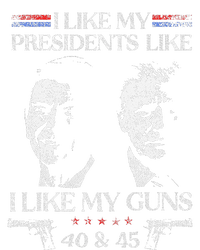 I Like My Presidents Like I Like My Guns 40 45 Bella+Canvas Jersey Crop Tee