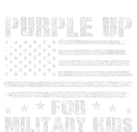 Purple Up For Military Day Proud Military Children 2024 Grommeted Golf Towel