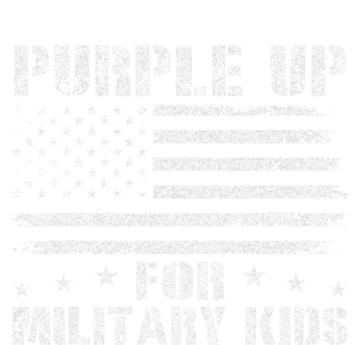 Purple Up For Military Day Proud Military Children 2024 Grommeted Golf Towel