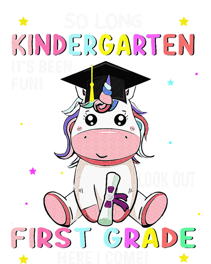 So Long Kindergarten Graduation Class 2024 Unicorn Women's Racerback Tank