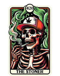 Tarot Card The Stoner Weed Lover Skeleton Cannabis 420 Sustainable Bucket Hat