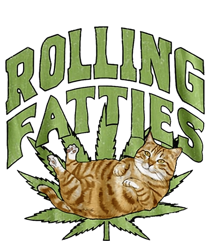 Vintage Rolling Fatties Cat Retro Kitty Kitten Meow Hoodie