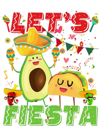 LetS Fiesta Avocado And Tacos Cinco De Mayo Mexican Party Poster