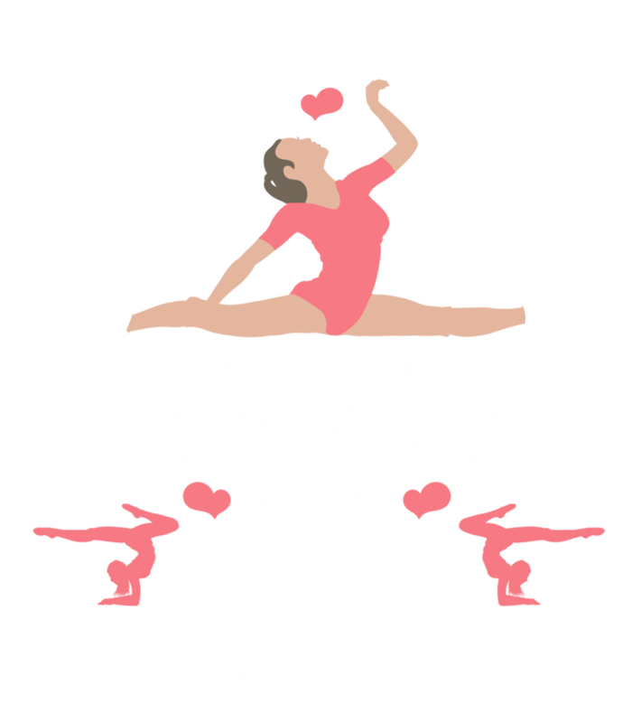 Favorite Gymnast Granddaughter Gymnastics Grandma Cute Gift T-Shirt