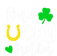 One Lucky Brother Shamrock Irish St Patricks Day Ladies Long Sleeve Shirt