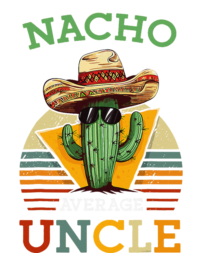 Nacho Average Uncle Funny Mexican Joke Vintage Cinco De Mayo Baby Bodysuit