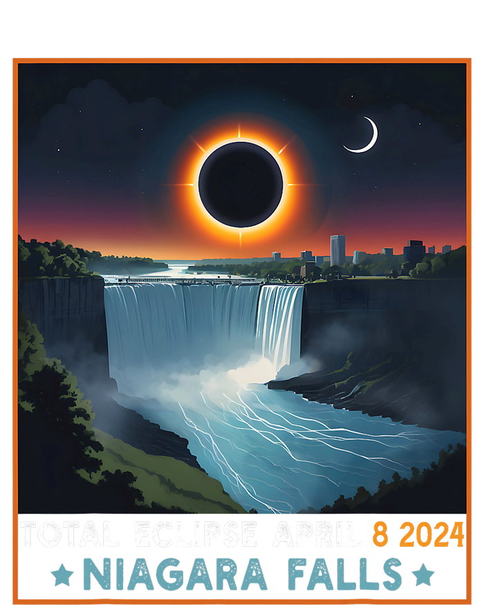 Total Solar Eclipse April 8th 2024 Niagara Falls New York T-Shirt