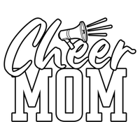 Megaphone Cheer Mom Gift Bumper Sticker