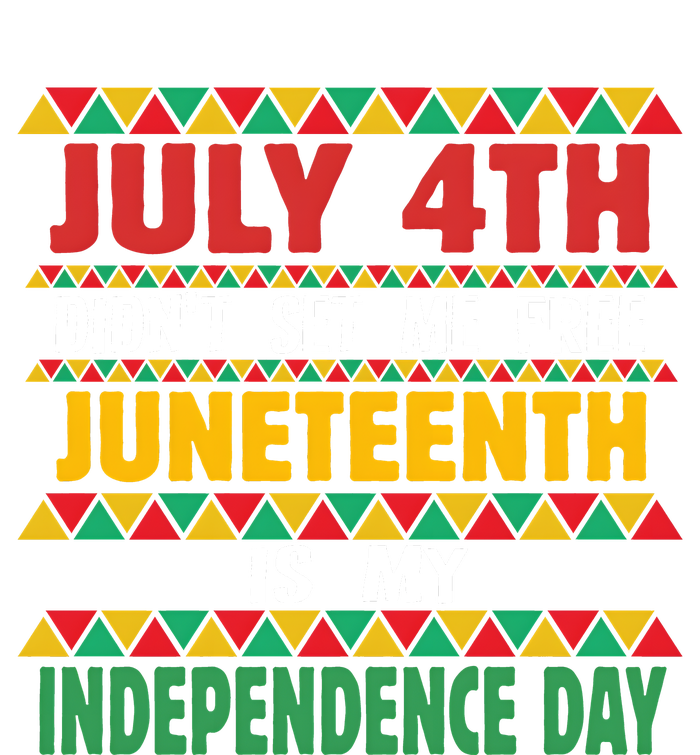 July 4th DidnT Set Me Free Juneteenth Is My Independence Day Full Zip Hoodie