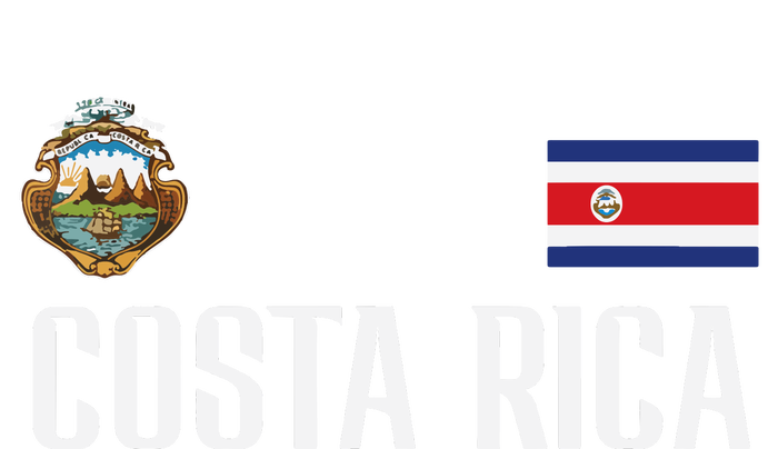 Costa Rica Flag Football Soccer Fan Women Bumper Sticker