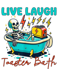 Live Laugh Toaster Bath Skeleton Baby Bodysuit