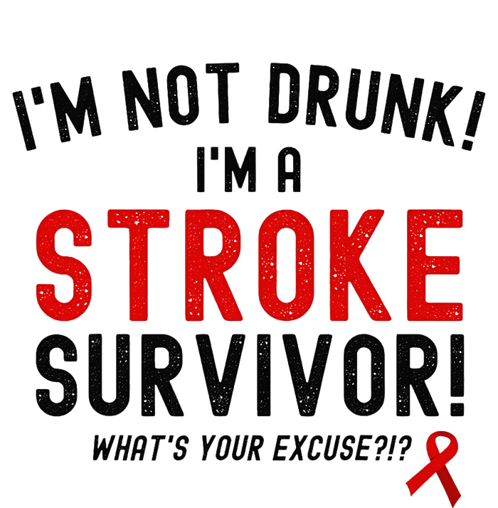 Im Not Drunk Im A Stroke Survivor Women's Perfect Tri Rocker Tank