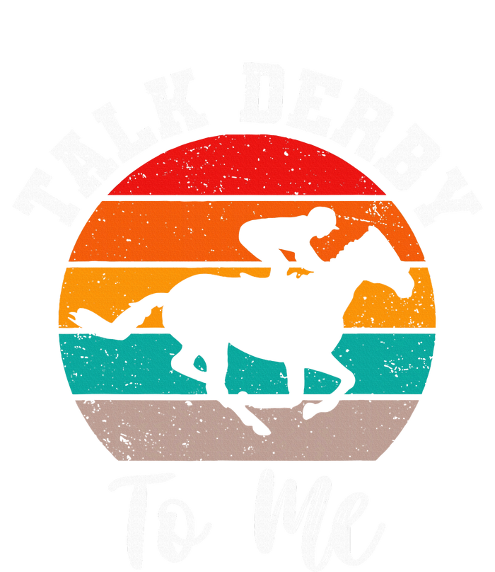 Talk Derby To Me Horse Racing Funny Derby Day Tie-Dye T-Shirt